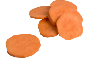 Zoete aardappel plak 4mm zak 1kg